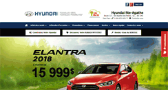 Desktop Screenshot of hyundaisteagathe.com